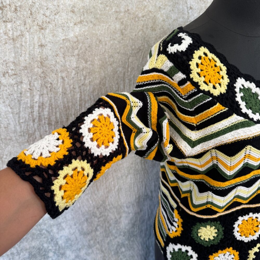 Kate Spade Daisy Crochet Cardigan - M - Picture 2 of 7
